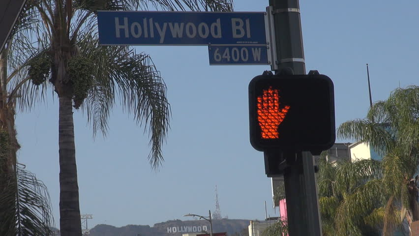 Cruce en el bulevar Hollywood.