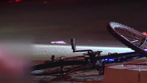 Bicicleta de la víctima.