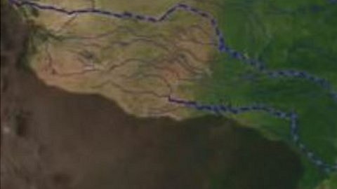 La "zona muerta" se halla en la desembocadura del Mississippi, cerca de Nueva Orleans.