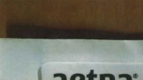 El sobre de la carta permitía ver la información confidencial de los pacientes de VIH.