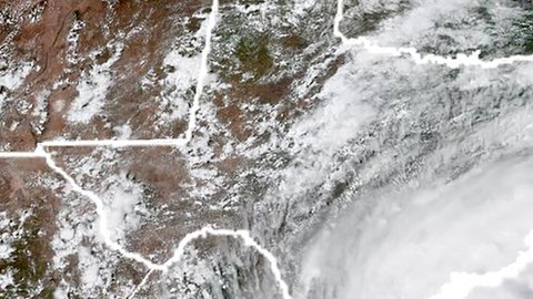 Harvey se fortaleció hasta alcanzar la categoría 4 antes de tocar tierra.