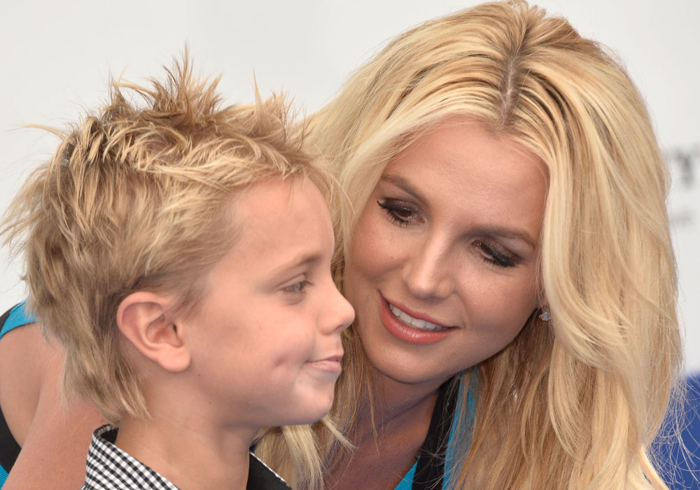 Britney Spears y su hijo Sean Federline.