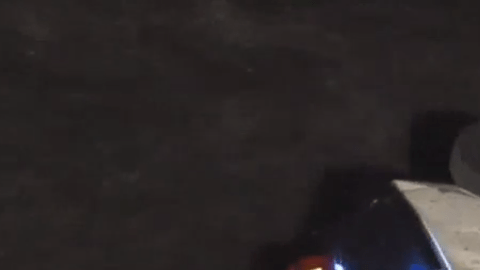 Furgoneta accidentada en Malibu.