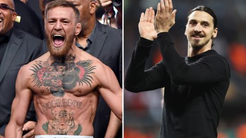 Zlatan Ibrahimovic apoya a Conor McGregor en su combate contra Floyd Mayweather
