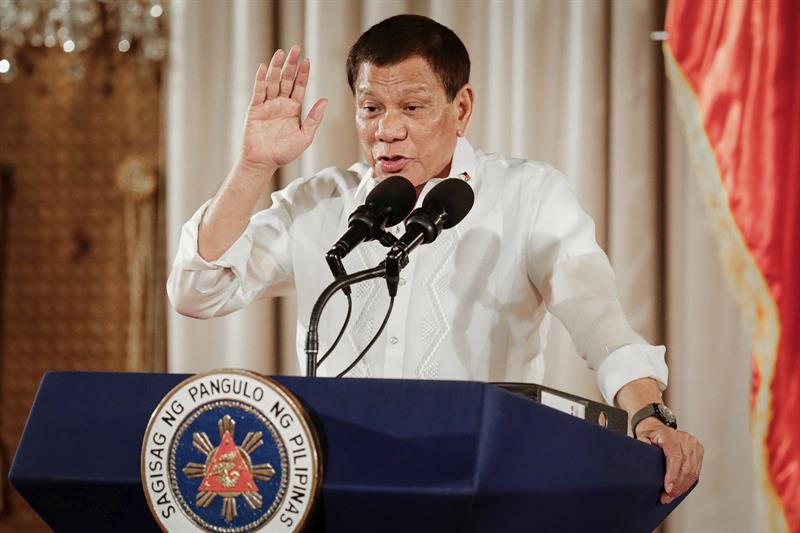 Rodrigo Duterte, presidente de Filipinas  
