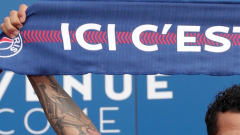 Dani Alves, lateral derecho del París Saint-Germain