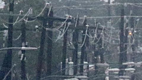 Calles inundadas tras el paso del huracán Harvey.