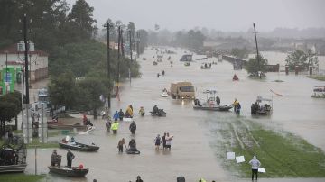 Houston sufrió la peor inundación en su historia. Joe Raedle/Getty Images