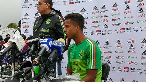 Giovani dos Santos habló en conferencia de prensa desde Cuernavaca, Morelos, sede de la concentración de la Selección Nacional de México.