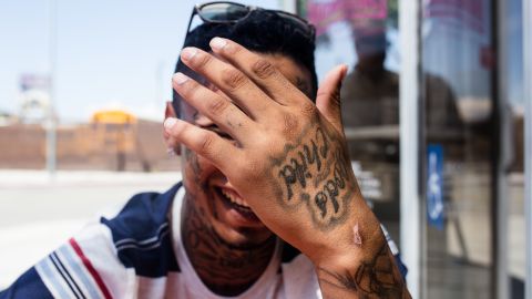 Saúl Martínez, 24 años, miembro de Los Bloods the South Central