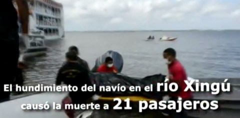 Buscan a desaparecidos en dos naufragios en Brasil.