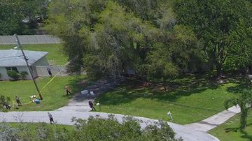El sumidero en Land O´Lakes, condado de Pasco en Florida, sigue creciendo.