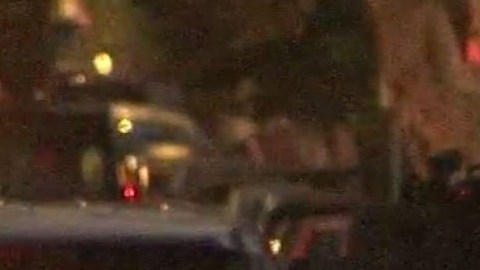 Agentes del FBI en la escena del crimen.