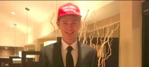 Tayler Ragg, estudiante de la Universidad Transilvania en Kentucky