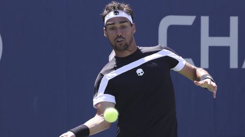 Fabio Fognini no podrá seguir en el US Open por insultos a la juez de línea