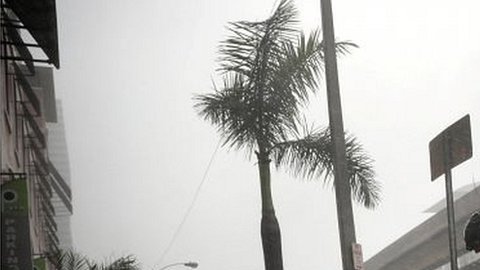 Donwtown Miami sufrió fuertes inundaciones