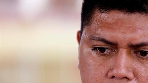 Aldo Gutiérrez, estudiante de Ayotzinapa permenece en estado vegetativo. / EFE Archivo