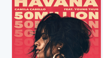La cantante reiteró el éxito de su sencillo Havana.