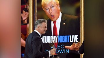 Alec Baldwin ganó un Emmy por su parodia de Donald Trump