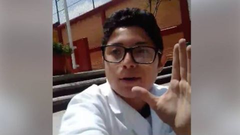 Kevin Miranda, estudiante de secuendaria en la Ciudad de México