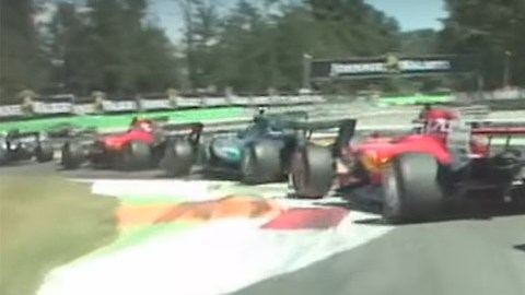 La vista desde el RedBull de Verstappen