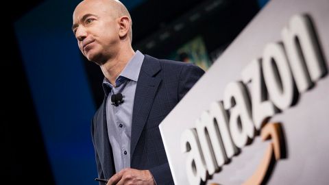 Jeff Bezos, el fundador de Amazon. Getty Images