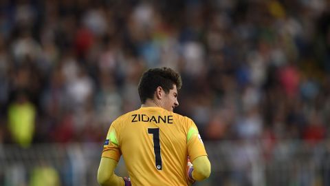 Luca Zidane, arquero de la filial del Real Madrid. DIMITAR DILKOFF/AFP/Getty Images