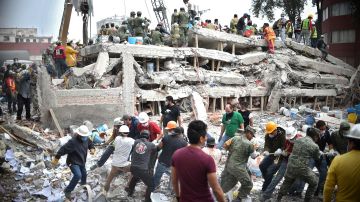Fuerte terremoto que azotó a Mexico