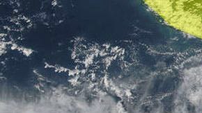 Gráfica de la entrada del huracán Max en Guerrero.