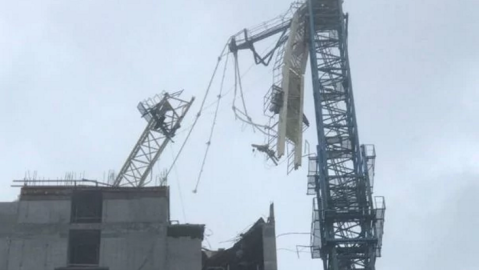 Las grúas habían sido ya un motivo de preocupación en los días previos al huracán