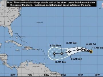 El el cuarto huracán de la temporada en el Atlántico