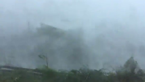 Impactante llegada de Irma