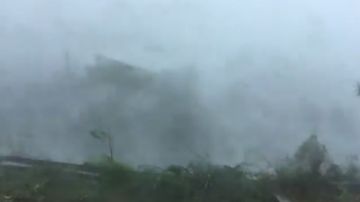 Impactante llegada de Irma