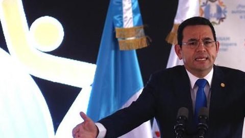 Jimmy Morales, presidente de Guatemala