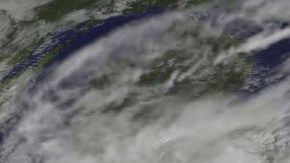 El huracán José en la costa este de EEUU el 19 de septiembre a las 10 am EDT.