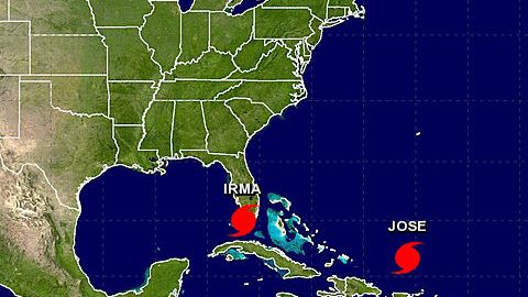 El fenómeno meteorológico sigue su ruta en aguas del Atlántico.