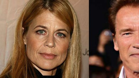 Linda Hamilton y Arnold Schwarzenegger