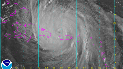 Ya hay fuertes lluvias y vientos de María en Dominicana.