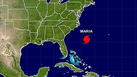 El avance del ciclón María