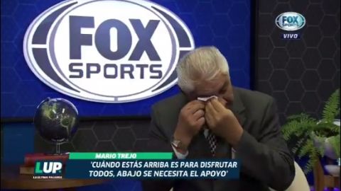 Mario Trejo romió en llanto durante una entrevista con Fox Sports