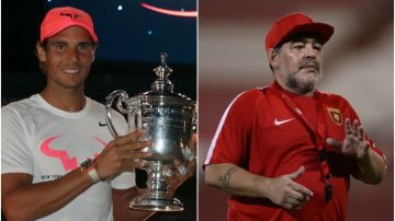 Rafael Nadal y Diego Armando Maradona, sintonía solidaria con los afectados por fenómenos naturales en  EEUU, el Caribe y México.