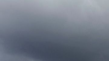 Las nubes del huracán María que se acerca a Luquillo, Puerto Rico.