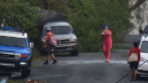 El huracán María pegó de lleno en Puerto Rico. Getty Images