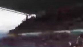 El estadio del Saprissa de Costa Rica fue evacuado en apenas minutos.