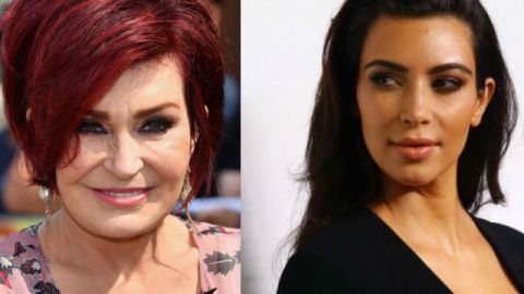 Sharon Osbourne y Kim Kardashian.