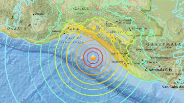 El terremoto de 8.1 fue sentido en varios estados del sur de México.