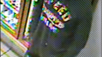 Imagen del sospechoso a través de una cámara de vigilancia