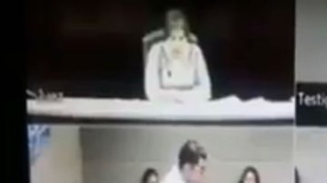 El acusado se encontraba en la sala de audiencias