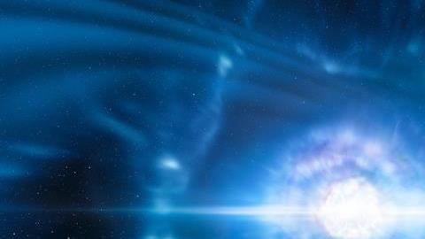 Colisión de estrellas de neutrones