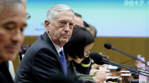 El Secretario de Defensa James Mattis.